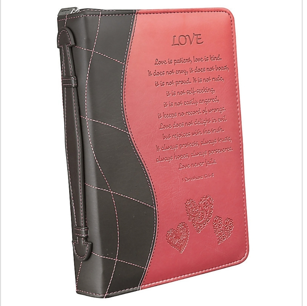 Christian Art Gifts Love Bible Cover - Picture 2 of 11